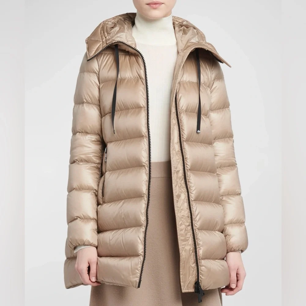 Moncler Suyen Down Quilted Nylon Hooded Parka size 3 - Picture 3 of 15